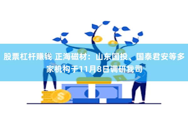 股票杠杆赚钱 正海磁材：山东国投、国泰君安等多家机构于11月8日调研我司